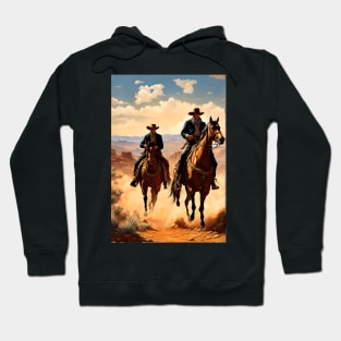 Desert Riders: The Nomadic Journey of Two Cowboys Hoodie